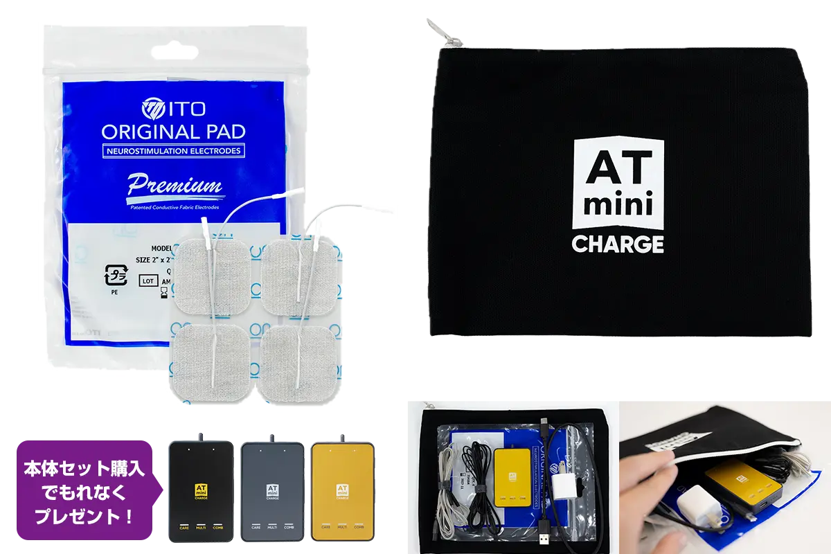 ATmini CHARGE本体セット購入者への特典